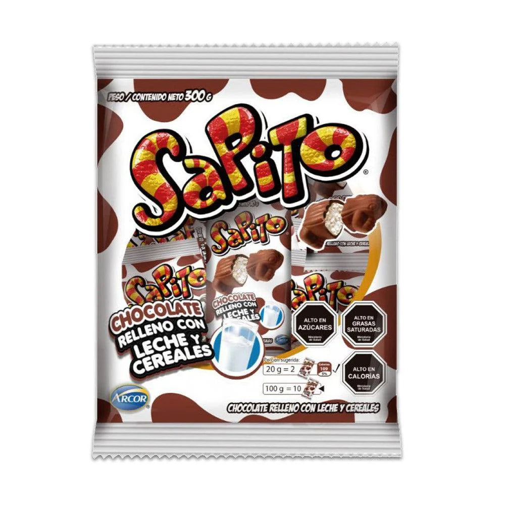 Sapito Arcor 300g – Chocolate Relleno con Leche y Cereales