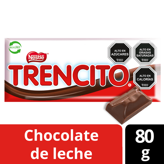 Chocolate trencito 80 gramos