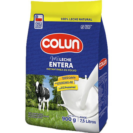 Leche entera instantánea en polvo 900g