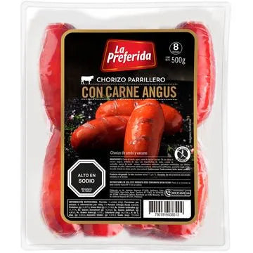 Chorizo con carne de angus 500gr La preferida – Chilena Cossas