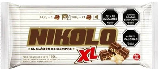 Nikolo XL, barra de 100gr