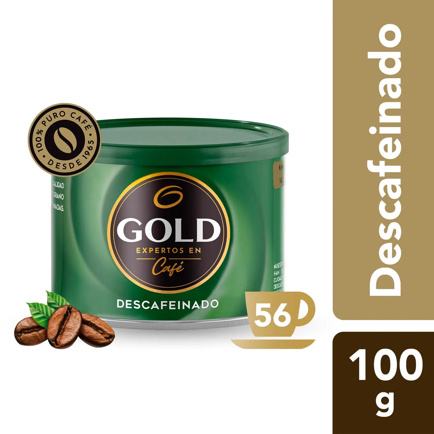 Café gold descafeinado 100gr