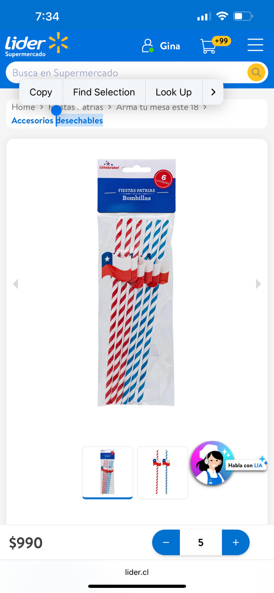 Bombillas de Papel Fiestas Patrias – Pack de 6 unidades