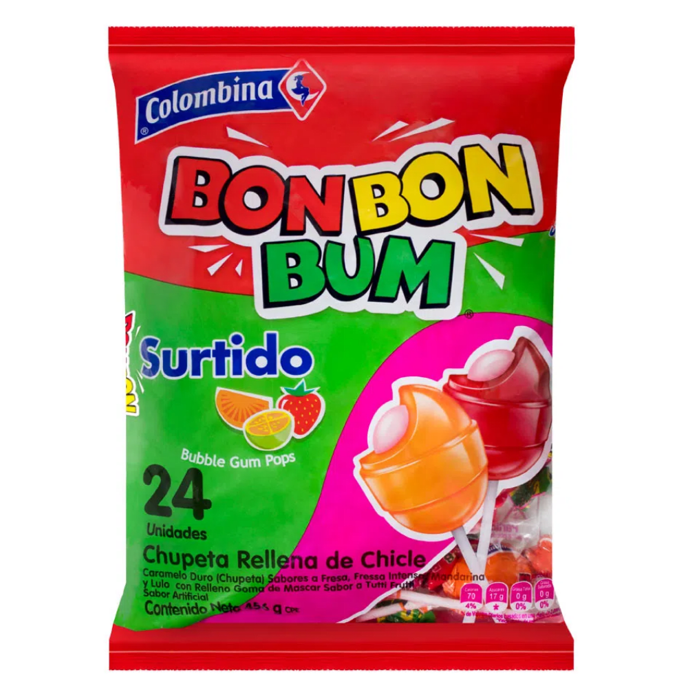 Bon Bon bum sabores surtidos