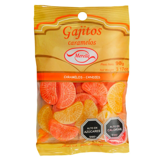 Gajitos de naranja limón Merello 90gr