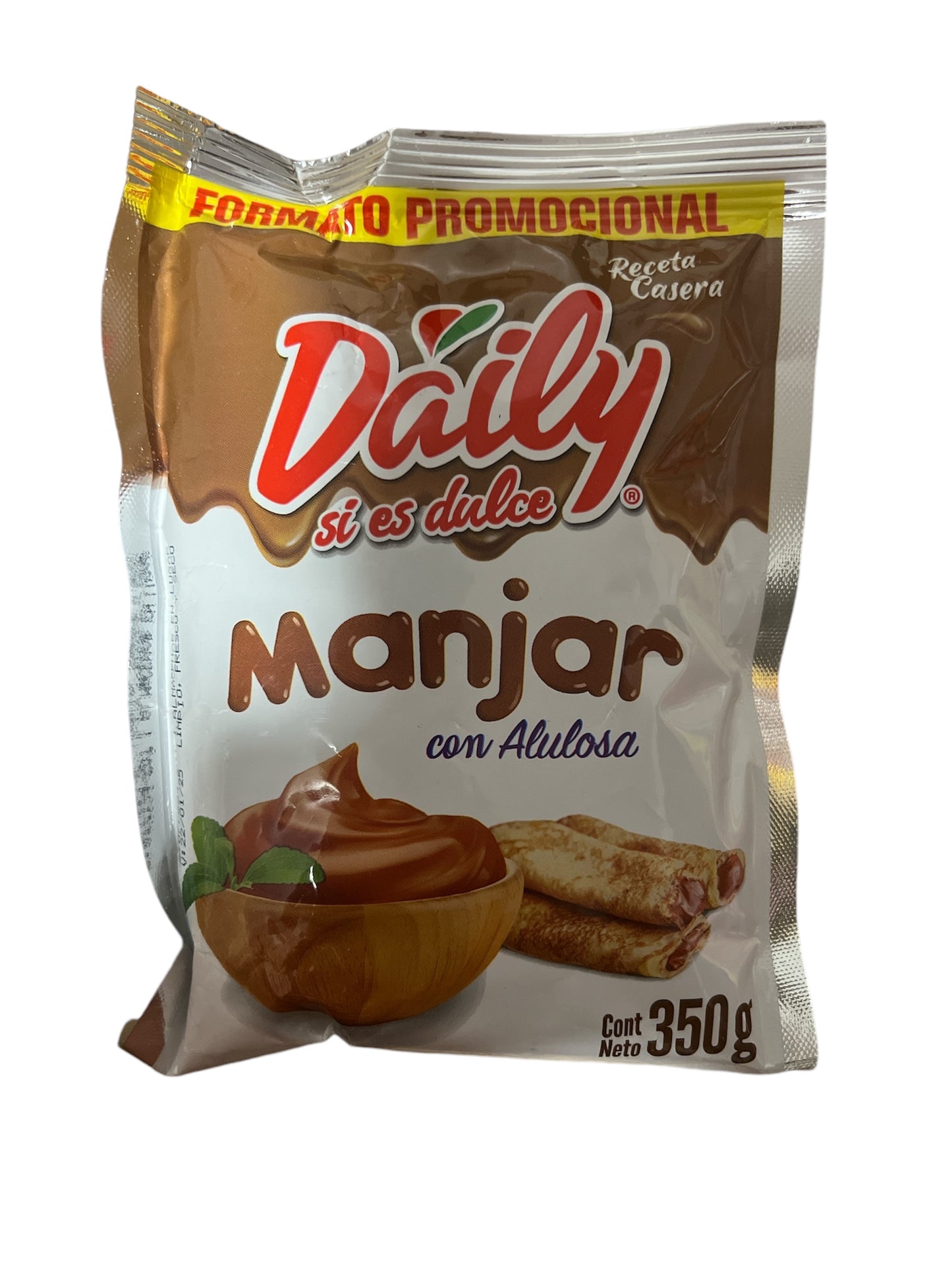 Manjar daily con alulosa 350gr