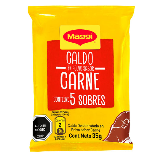 Caldo de carne 5 sobres Maggi