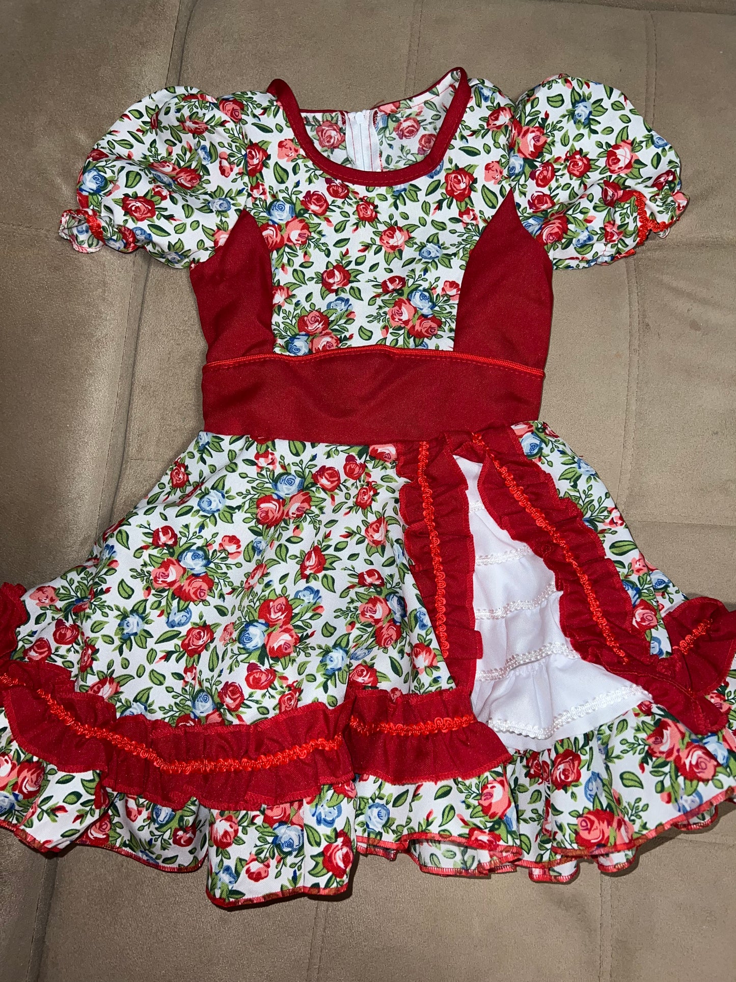 Vestidos de huasita para niñas