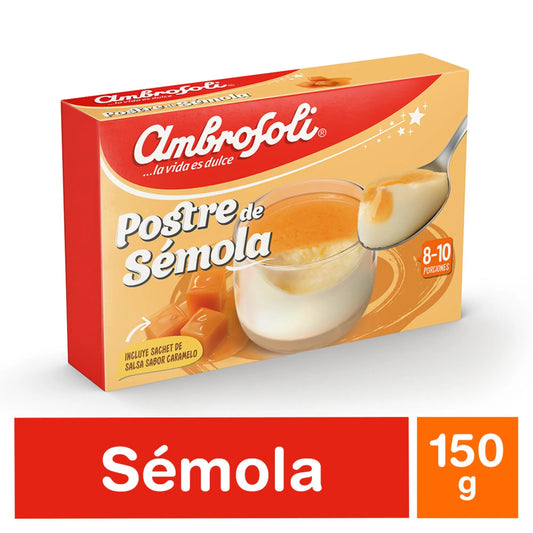 Postre de sémola ambrosoli 8-10 porciones