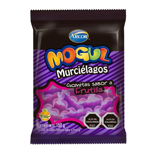 Murciélagos sabor frutilla 150gr Mogul