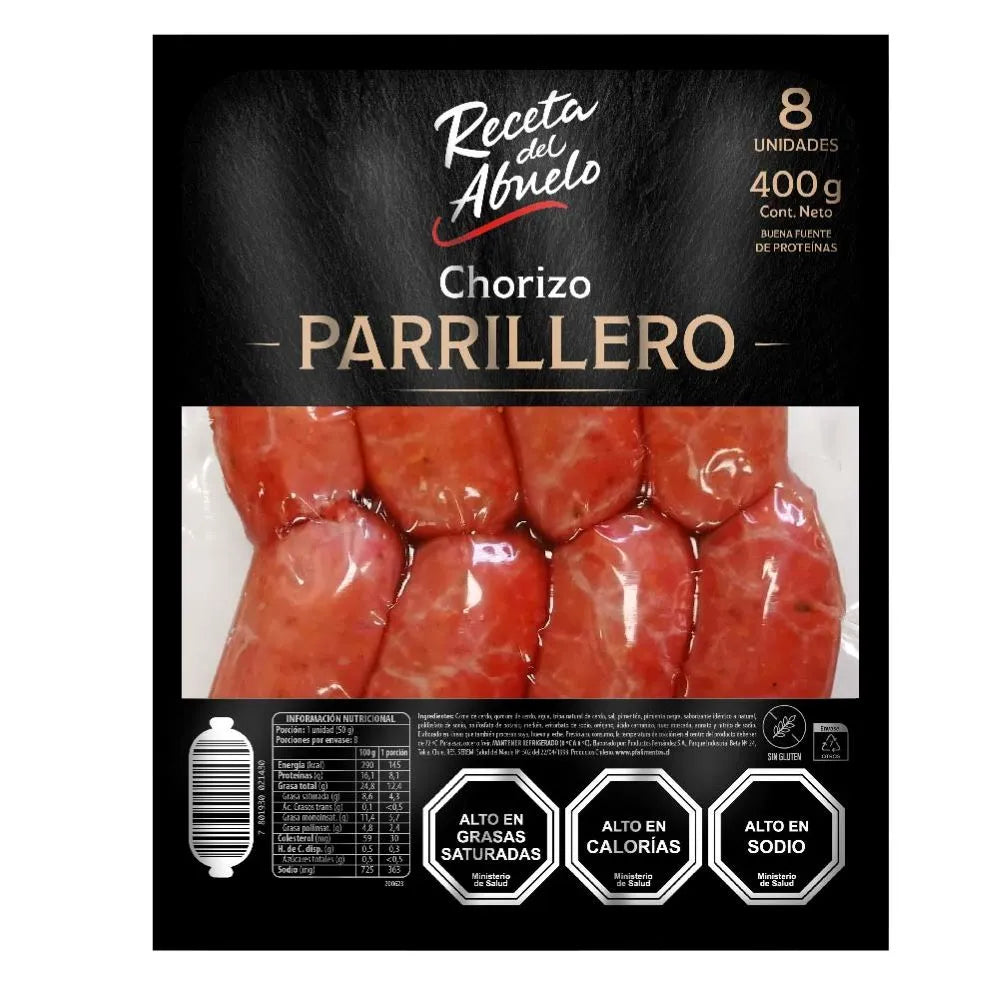 Chorizo parrillero receta del Abuelo 400g