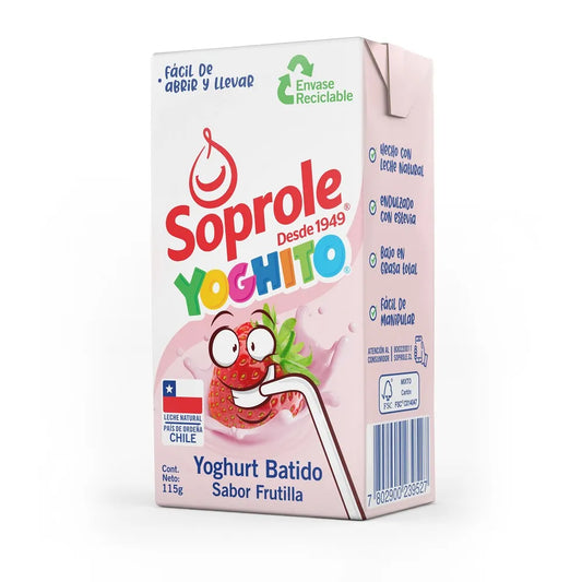 Yoghito, yoghurt batido sabor frutilla