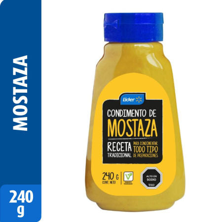 Mostaza líder 240gr