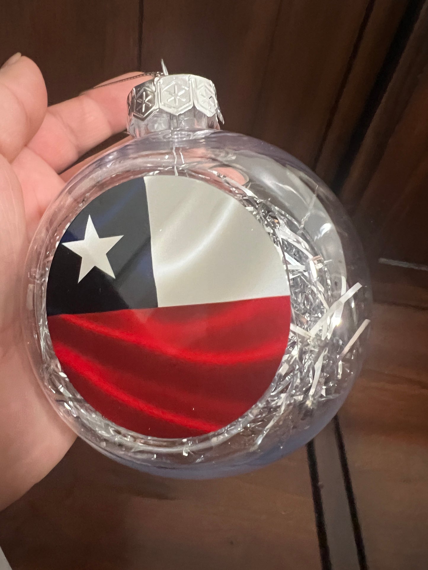 Esferas navideñas con bandera Chilena