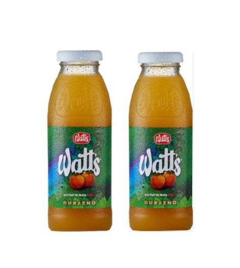 Jugo watts boca ancha 300ml Durazno