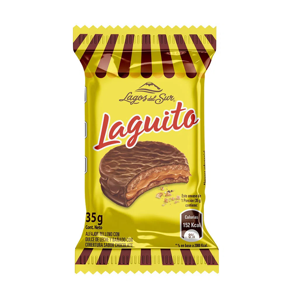 Alfajor laguito, 8 unidades