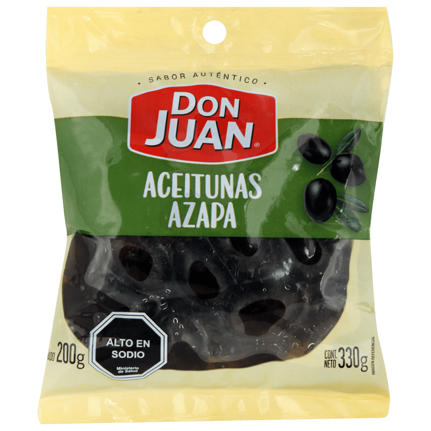 Aceitunas azapa 200 gr Don Juan