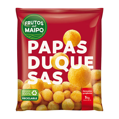 Papas duquesas 1 kilo, producto congelado