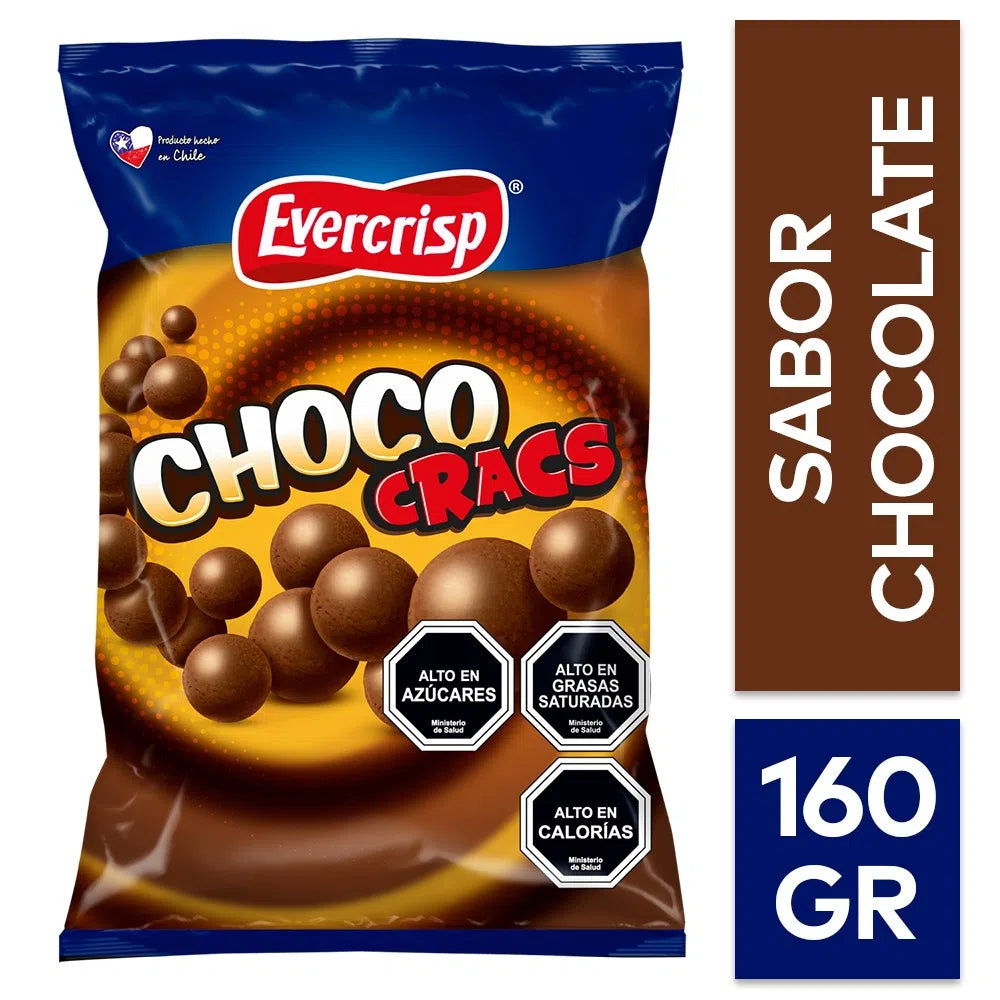choco cracs Evercrips 160 g