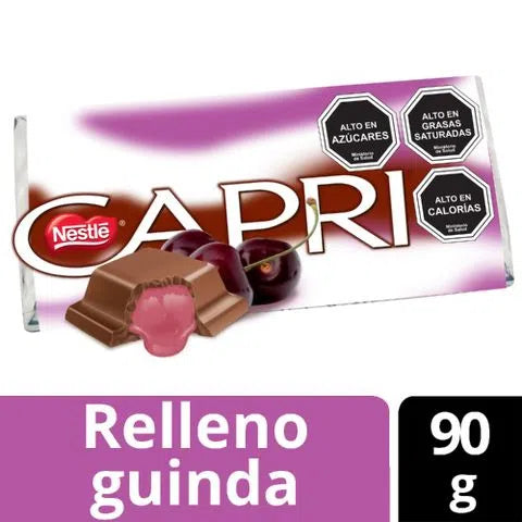 Chocolate Capri – relleno guinda