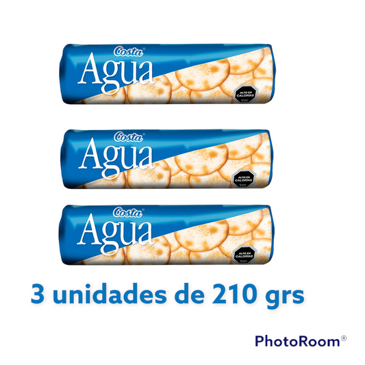 Galletas de agua costa 3 Unidades