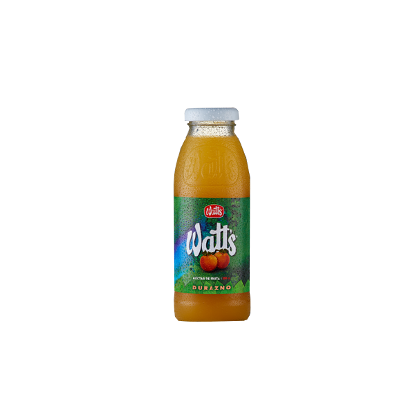 Jugo watts boca ancha 300ml Durazno