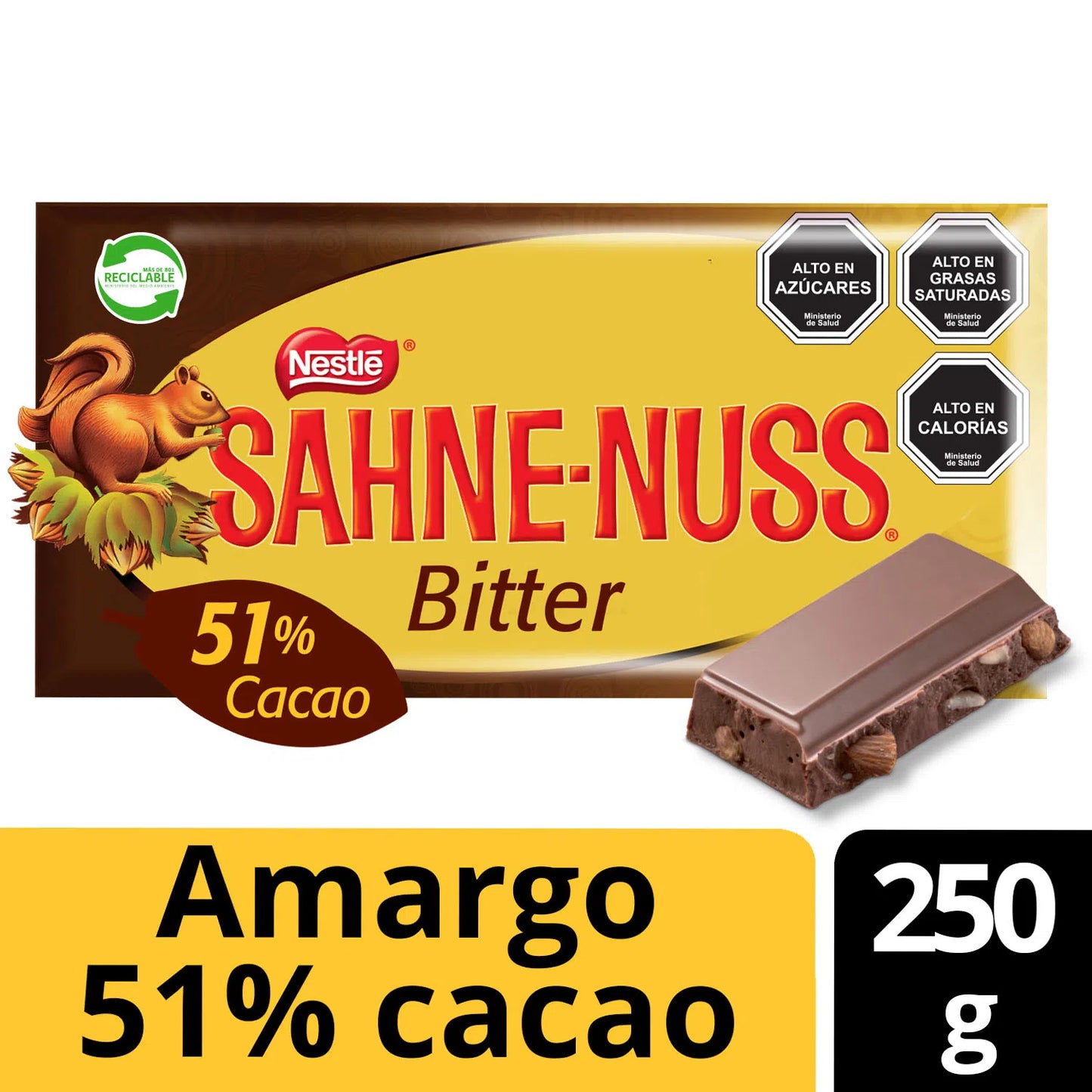 Sahne Nuss Bitter 250gr