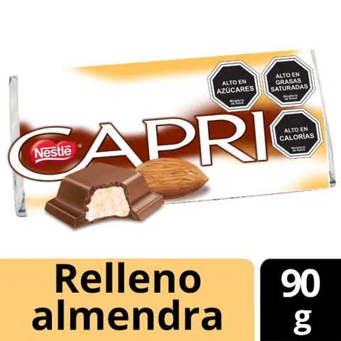 Chocolate Capri – relleno almendra